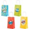 Juvale Comic Favor Bags - Paper Bags with Handles - Multicolor Comic Book Design - 8.3 x 5.5 x 3.1 Inches, Pack of 12